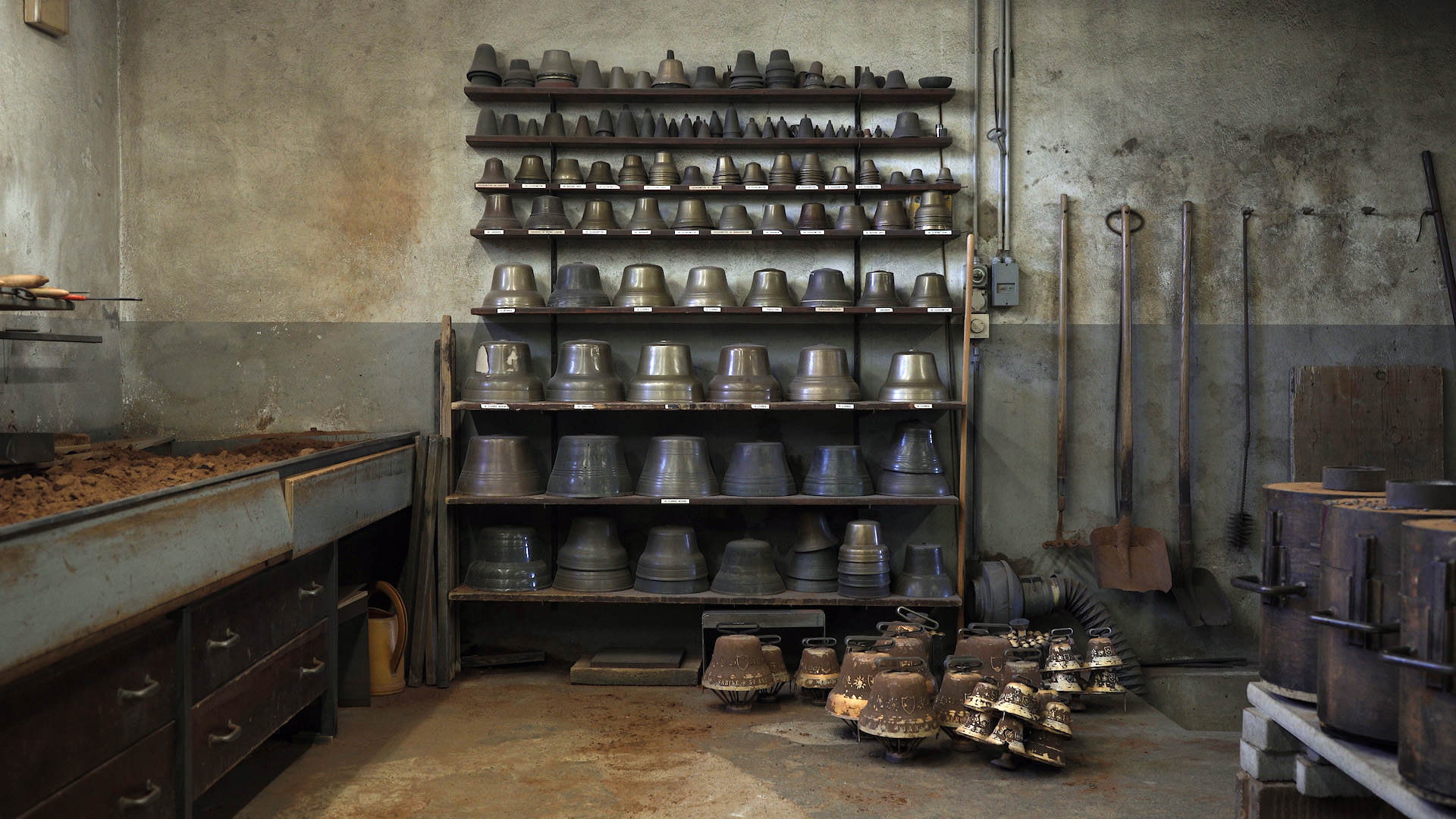Vue de l'atelier Sellerie Fonderie Roulin, Treyvaux